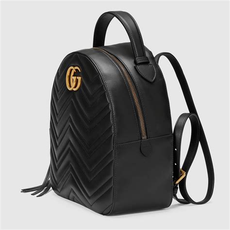 black gucci backpack women's|gucci mini backpack women.